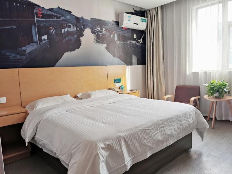 Greentree Inn Jiangsu Suzhou International Film City South Jinshan Road Express Hotel Exterior foto